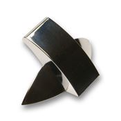 Immagine di portabiti s-01020 plastica cromo lucido 34 a:61 h:24                                                                                           