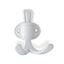 Immagine di portabiti s-1097 metallo bianco 76 a:68 h:45,5 int:32                                                                                           