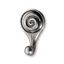 Immagine di portabiti s-1220 metallo argento antico 65 a:41 h:32 int:23                                                                                           