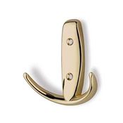 Immagine di portabiti s-1281 metallo ottone lucido 80 a:73 h:30 int:32                                                                                           