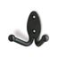 Immagine di portabiti s-1421 metallo nero opaco 61 a:70 h:40 int:24                                                                                           