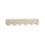Immagine di portabiti s-1603 mm. 210 metal nikel opaco 240 a:41 h:16 int:210                                                                                           