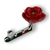 Immagine di portabiti s-1788 metallo/plast cromo l/rosso 124 a:65 h:64 int:25                                                                                           