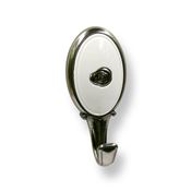 Immagine di portabiti s-1981 metallo/plast arg. ant./bianco 77 a:34 h:29 int:24                                                                                           