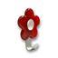 Immagine di portabiti s-2050 metallo/plast arg. alu/rosso 100 a:77 h:30                                                                                           