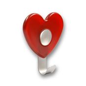 Immagine di portabiti s-2052 metallo/plast arg. alu/rosso 100 a:88 h:30                                                                                           