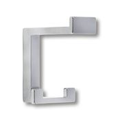 Immagine di portabiti s-2324 metallo cromo lucido 92 a:70 h:80 int:31                                                                                           