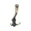 Immagine di portabiti s-547 metallo ottone antico 170 a:84 h:75 int:32                                                                                           