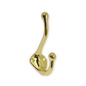 Immagine di portabiti s-580 metallo ottone lucido 82 a:32 h:76 int:22                                                                                           