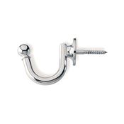 Immagine di portabiti s-584 mm. 25 metallo cromo lucido 44 a:25 h:53                                                                                           