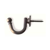 Immagine di portabiti s-584 mm. 25 metallo ottone antico 44 a:25 h:53                                                                                           