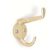 Immagine di portabiti s-748 metallo ottone lucido 72 a:32 h:75 int:19                                                                                           