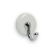 Immagine di portabiti s-sp68 mm.37 ceramic bianco/cromo luc 44,5 a:37 h:31                                                                                           