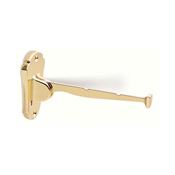 Immagine di portaometti pieghevole s-606 ottone lucido 73 a:52 h:130 int:60                                                                                           