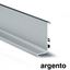 Immagine di gole orizzontali superiori cm. 410 argento maniglie gola profil. h56.5                                                                                           