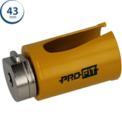 Immagine di sega a tazza Profit Click&Drill Multi Purpose diametro mm 43 per legno e inerti 