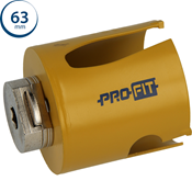 Immagine di sega a tazza Profit Click&Drill Multi Purpose diametro mm 63 per legno e inerti 