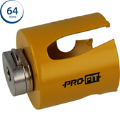 Immagine di sega a tazza Profit Click&Drill Multi Purpose diametro mm 64 per legno e inerti 