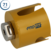 Immagine di sega a tazza Profit Click&Drill Multi Purpose diametro mm 71 per legno e inerti 