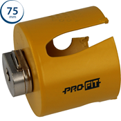 Immagine di sega a tazza Profit Click&Drill Multi Purpose diametro mm 75 per legno e inerti 