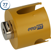 Immagine di sega a tazza Profit Click&Drill Multi Purpose diametro mm 77 per legno e inerti 