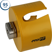 Immagine di sega a tazza Profit Click&Drill Multi Purpose diametro mm 95 per legno e inerti 