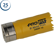 Immagine di sega a tazza Profit Click&Drill Bimetal Plus passo regolare diametro mm 25 per metallo 