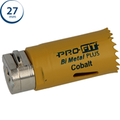 Immagine di sega a tazza Profit Click&Drill Bimetal Plus passo regolare diametro mm 27 per metallo 