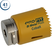 Immagine di sega a tazza Profit Click&Drill Bimetal Plus passo regolare diametro mm 41 per metallo 