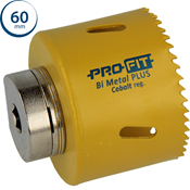 Immagine di sega a tazza Profit Click&Drill Bimetal Plus passo regolare diametro mm 60 per metallo 