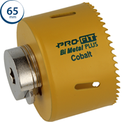 Immagine di sega a tazza Profit Click&Drill Bimetal Plus passo regolare diametro mm 65 per metallo 