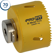 Immagine di sega a tazza Profit Click&Drill Bimetal Plus passo regolare diametro mm 70 per metallo 