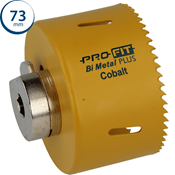 Immagine di sega a tazza Profit Click&Drill Bimetal Plus passo regolare diametro mm 73 per metallo 