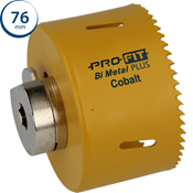 Immagine di sega a tazza Profit Click&Drill Bimetal Plus passo regolare diametro mm 76 per metallo 