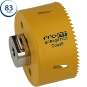 Immagine di sega a tazza Profit Click&Drill Bimetal Plus passo regolare diametro mm 83 per metallo 