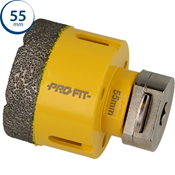 Immagine di sega a tazza Profit Click&Drill Diamond Dry diametro mm 55 