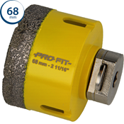 Immagine di sega a tazza Profit Click&Drill Diamond Dry diametro mm 68 