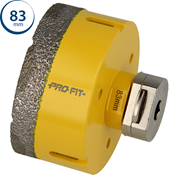 Immagine di sega a tazza Profit Click&Drill Diamond Dry diametro mm 83 