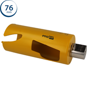 Immagine di sega a tazza Profit Click&Drill Multi Purpose Long diametro mm 76 per legno e inerti 