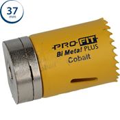 Immagine di sega a tazza Profit Click&Drill Bimetal Plus passo regolare diametro mm 37 per metallo 