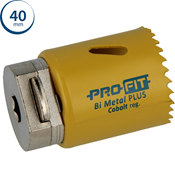 Immagine di sega a tazza Profit Click&Drill Bimetal Plus passo regolare diametro mm 40 per metallo 