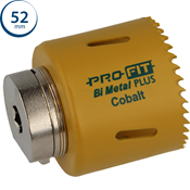 Immagine di sega a tazza Profit Click&Drill Bimetal Plus passo regolare diametro mm 52 per metallo 