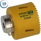 Immagine di sega a tazza Profit Click&Drill Bimetal Plus passo regolare diametro mm 59 per metallo 