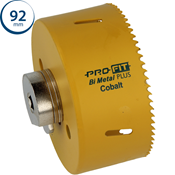 Immagine di sega a tazza Profit Click&Drill Bimetal Plus passo regolare diametro mm 92 per metallo 