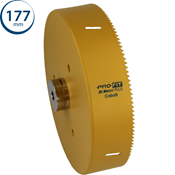 Immagine di sega a tazza Profit Click&Drill Bimetal Plus passo regolare diametro mm 177 per metallo 