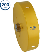 Immagine di sega a tazza Profit Click&Drill Bimetal Plus passo regolare diametro mm 200 per metallo 