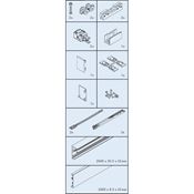 Immagine di Guarnitura Eku PORTA 40 GE con binario mm. 2000