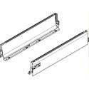 Immagine di 378L6502SAZ R+L V1 SEIW - spondina TANDEMBOX Intivo altezza L (83 mm) lunghezza nominale 650 mm destro+sinistro bianco seta 