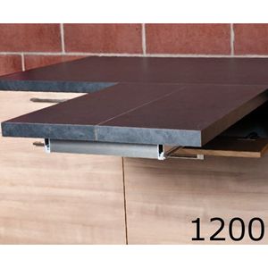 Immagine di meccanismi tavoli estraibili flip top l 1200 set 1 tavolo c/tappi                                                                                           