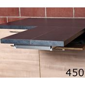 Immagine di meccanismi tavoli estraibili flip top l  450 set 1 tavolo c/tappi                                                                                           